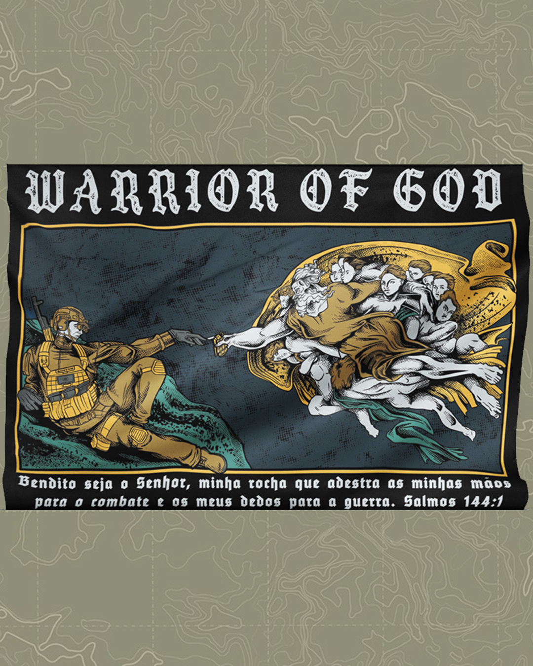 BANDEIRA WARRIOR OF GOD