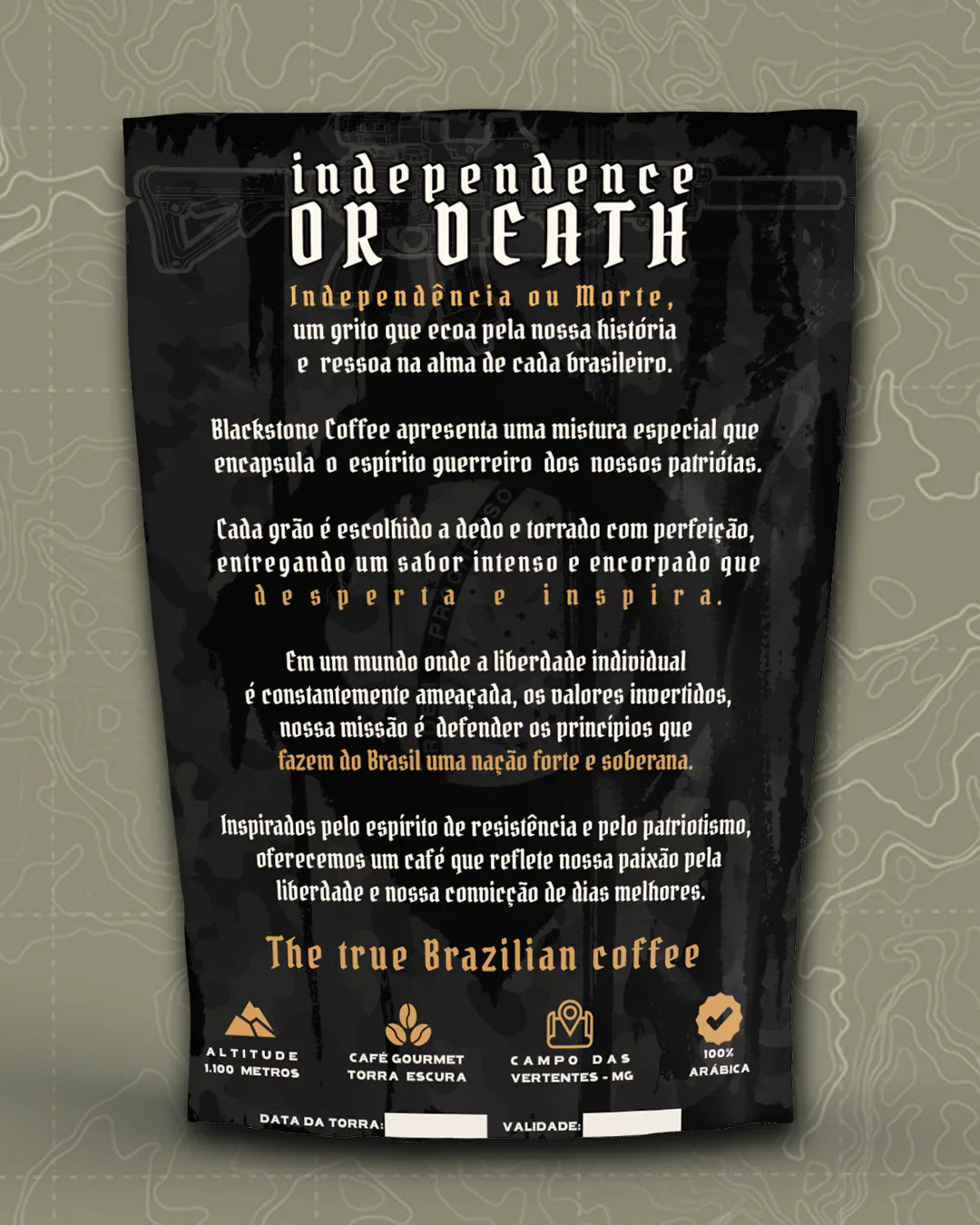 GOURMET COFFEE - INDEPENDENCE OR DEATH