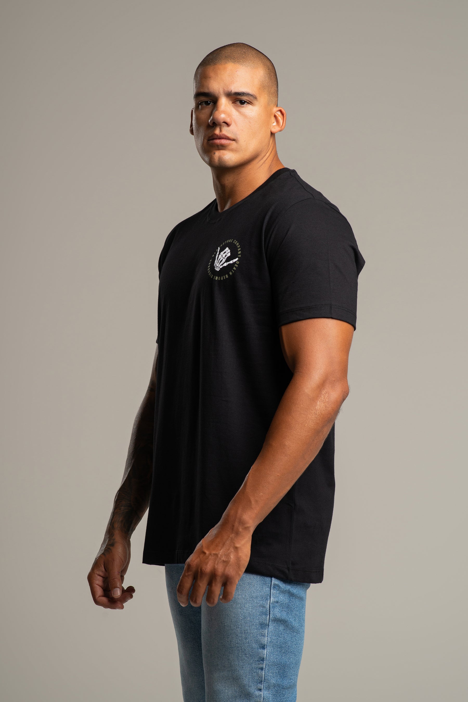 T-SHIRT DEATH BEFORE DISHONOR