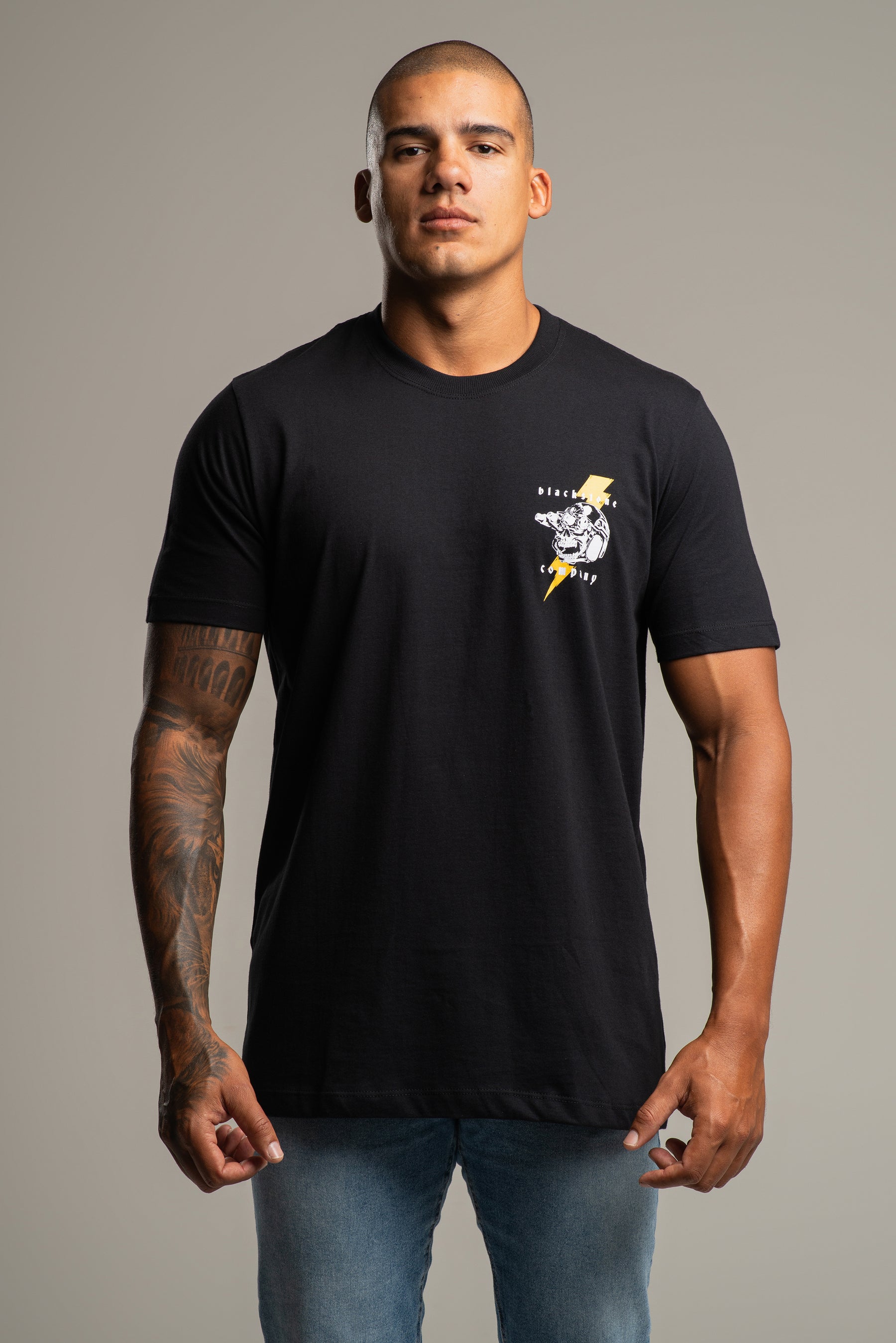 T-SHIRT SHINNING SKULL