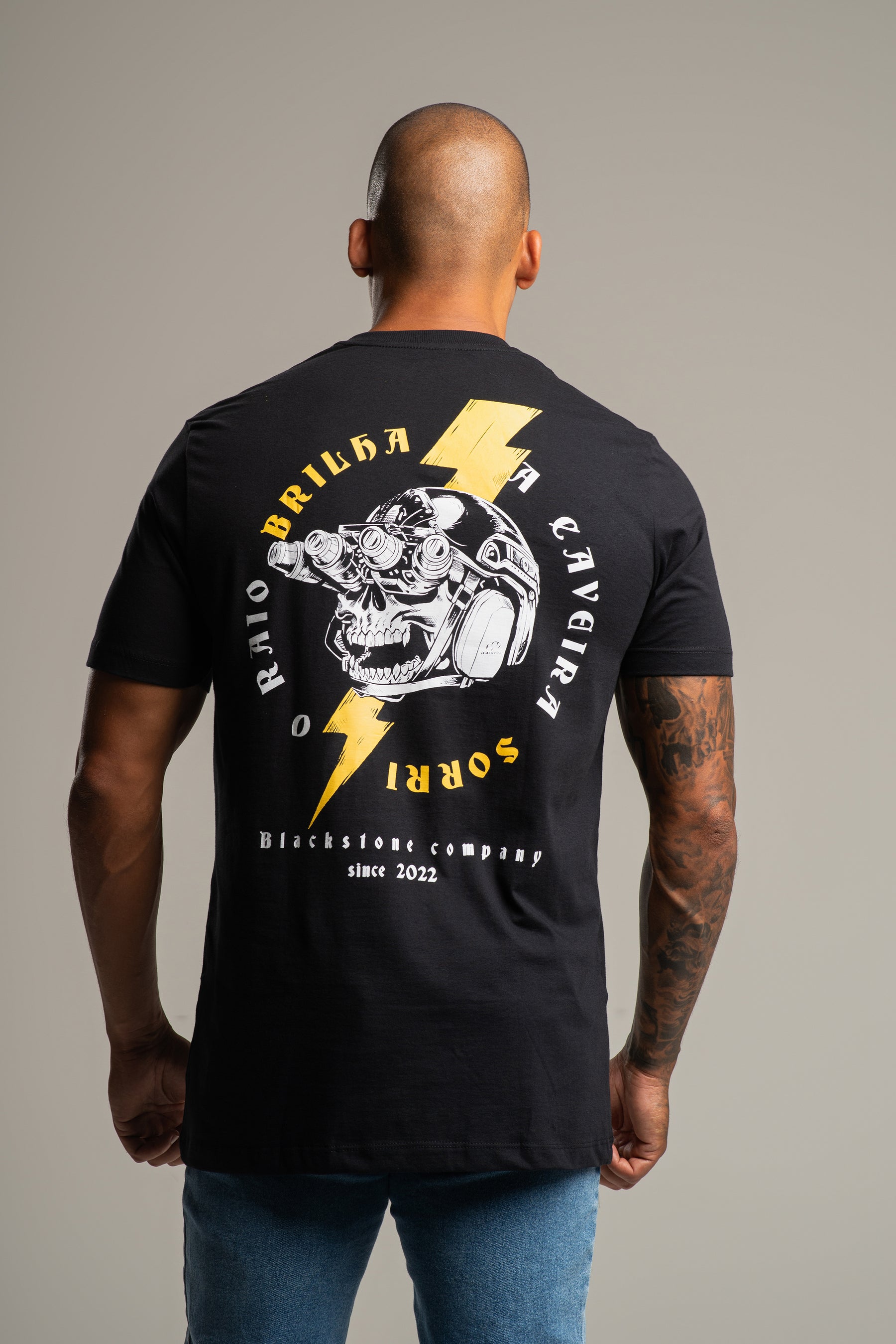 T-SHIRT SHINNING SKULL