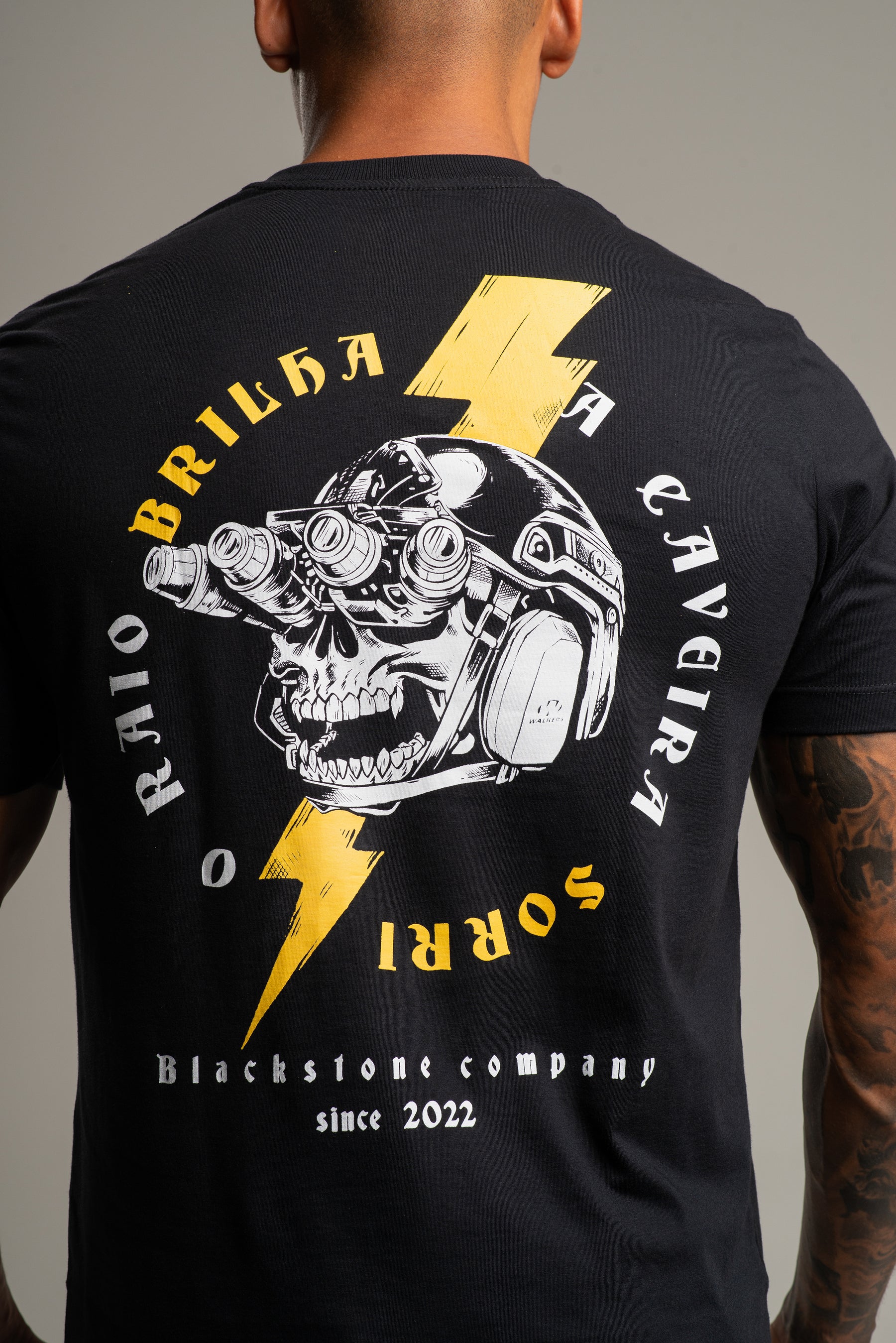 T-SHIRT SHINNING SKULL