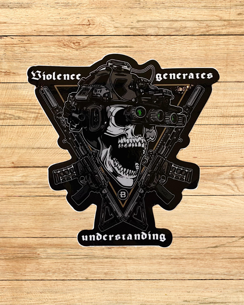 STICKER VIOLENCE ART