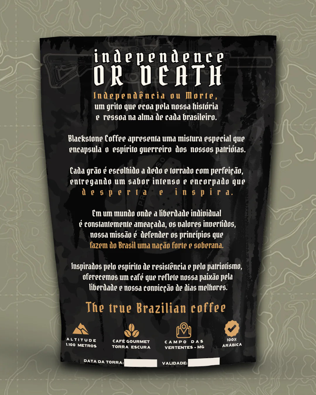 GOURMET COFFEE - INDEPENDENCE OR DEATH